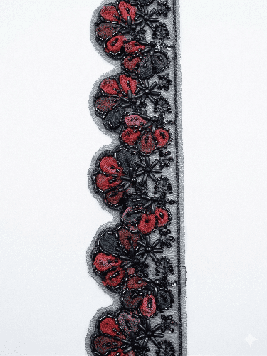 كلف مطرزة 033 Embroidered Lace