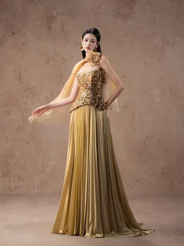 Golden Hour Dress  فستان 