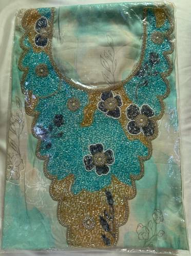 Mukhawar Cotton India Hand Made Stich Light Blue RMSH08