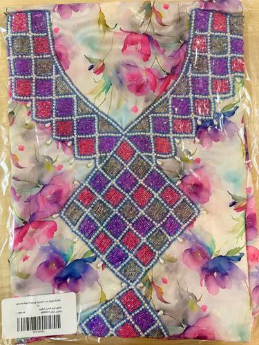 Mukhawar Indian Silk Special Hand Embroidery  MDN037