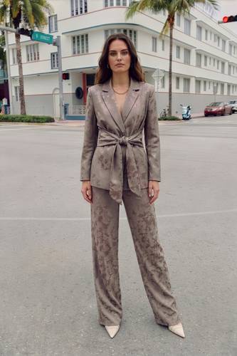 Jae Premium Rayon-Viscose Suit – Mink