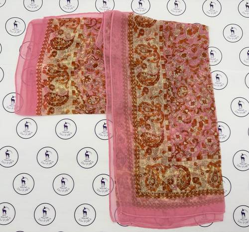 Silk Georgette Scarf - Model 112543