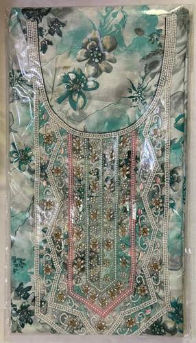 Mukhawar Indian Cotton & Silk Luxury Hand Embroidery BSH106