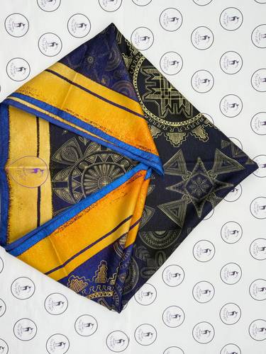 Luxury Italian Natural Pure Silk Scarf (90x90 cm) 50802-01