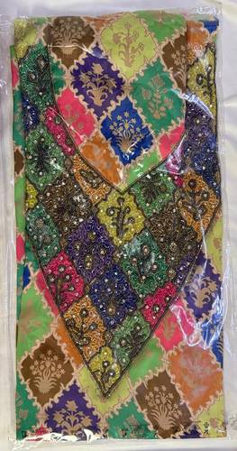 مخور حرير هندي فاخر تطريز يدوي BSH126