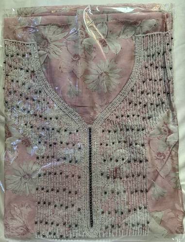Mukhawar Cotton India Hand Made Stich Pink RMSH14