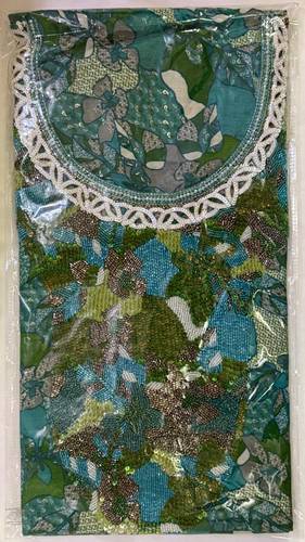 Mukhawar Indian Cotton & Silk Luxury Hand Embroidery BSH086