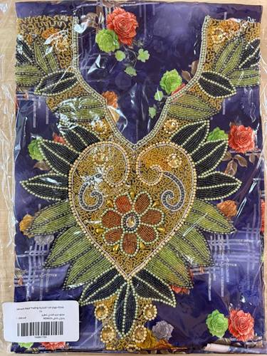 Mukhawar Indian Silk Special Hand Embroidery  MDN024