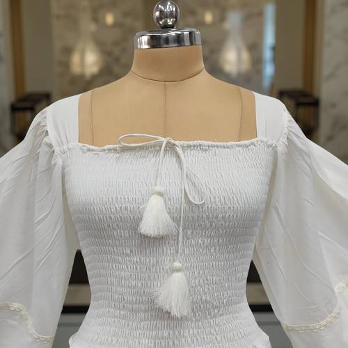 Dress RAHIMA WHITE 02 جلابية 