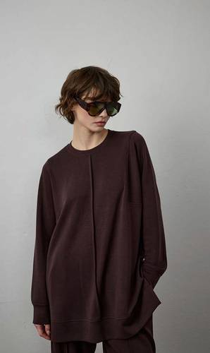 MODAL RIBBED STITCH DETAIL SET (5504)  طقم مودال بتفاصيل خياطة مضلعة 
