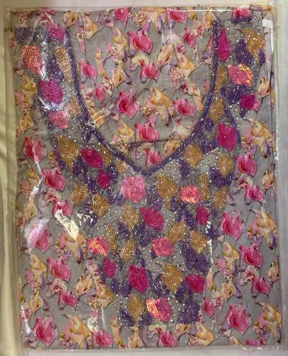 Mukhawar Indian Cotton & Silk Luxury Hand Embroidery BSH089