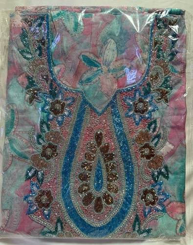 Mukhawar Cotton India Hand Made Stich Blue RMSH20