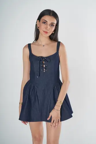 قستان  Viola Denim Dress 17