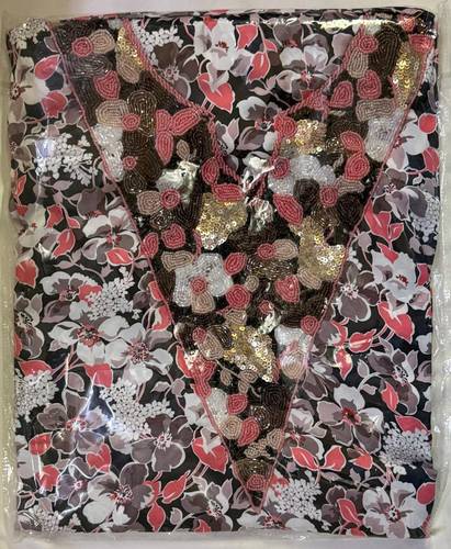 Mukhawar Indian Cotton & Silk Luxury Hand Embroidery BSH098