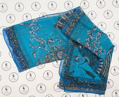 Silk Georgette Scarf - Model 112542