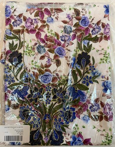 Mukhawar Indian Silk Needlework & Hand Embroidery with Special Crystals ABR112