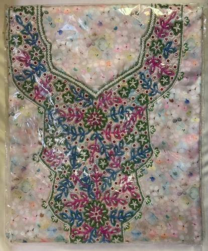 Mukhawar Indian Cotton Luxury Hand Embroidery with Tarhah  BSH059