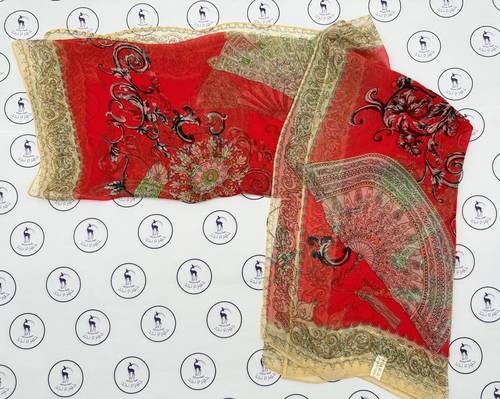 Silk Georgette Scarf - Model 112539