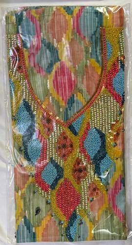Mukhawar Kashmir  Cotton Luxury Hand Embroidery BSH151