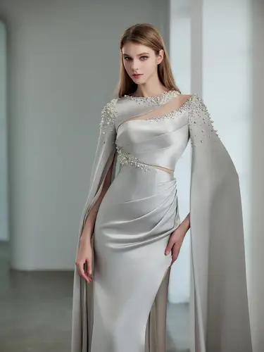 Clouds and Rain Dress  فستان 