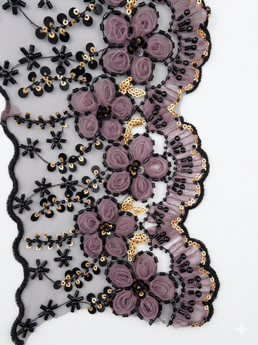 كلف مطرزة 471 Embroidered Lace