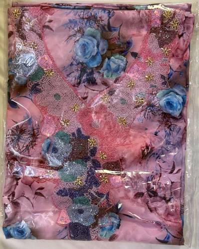 Mukhawar Indian Cotton & Silk Luxury Hand Embroidery BSH104