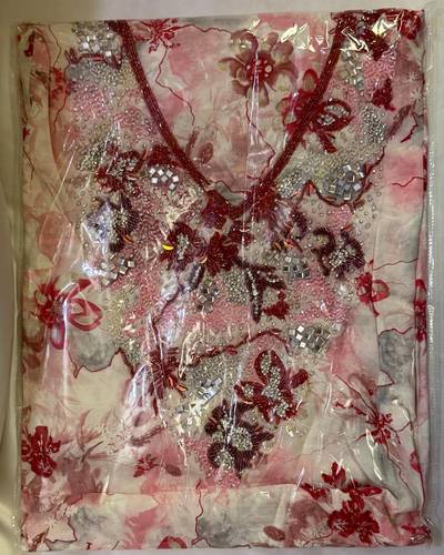 Mukhawar Indian Cotton & Silk Luxury Hand Embroidery BSH091
