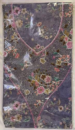 Mukhawar Indian Cotton & Silk Luxury Hand Embroidery BSH103