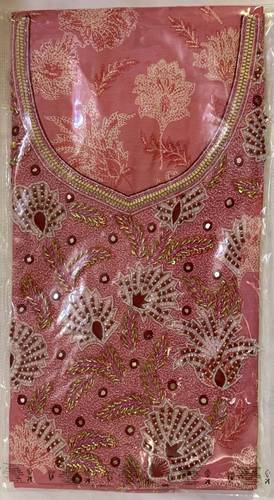 Mukhawar Indian Cotton & Silk Luxury Hand Embroidery BSH078