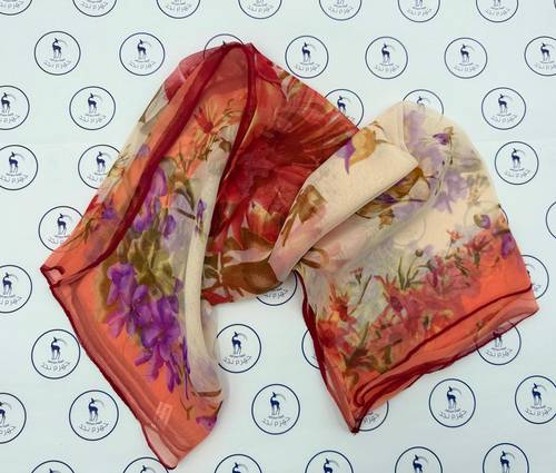 Silk Georgette Scarf - Model 112518