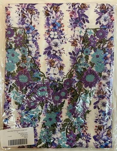 Mukhawar Indian Silk Needlework & Hand Embroidery with Special Crystals ABR120