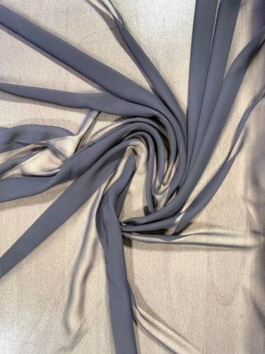 Original Fivail Chiffon 600 Black Tarhah Fabric 