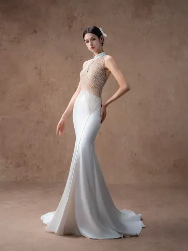 Pure White Dress  فستان 