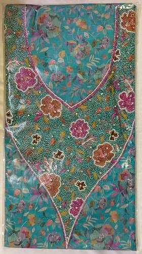 Mukhawar Indian Cotton & Silk Luxury Hand Embroidery BSH077