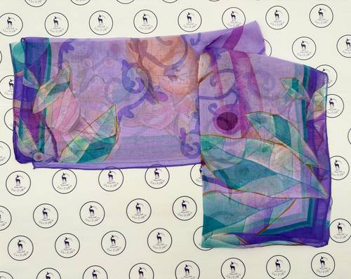 Silk Georgette Scarf - Model 112546