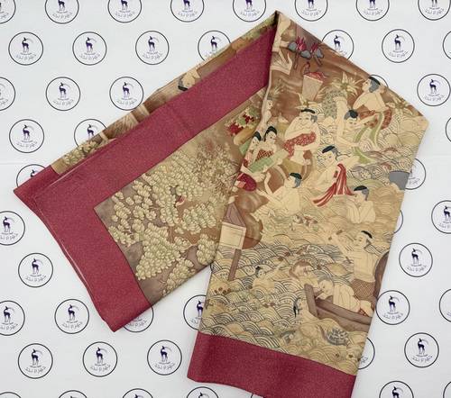 Pure Silk Twill Printed 80x80 cm 