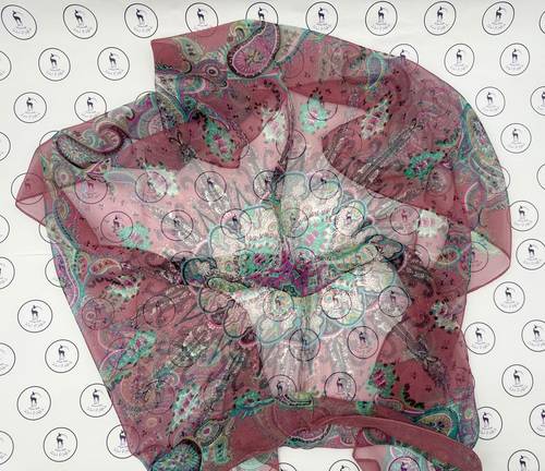 Silk Georgette Scarf - Model 112520