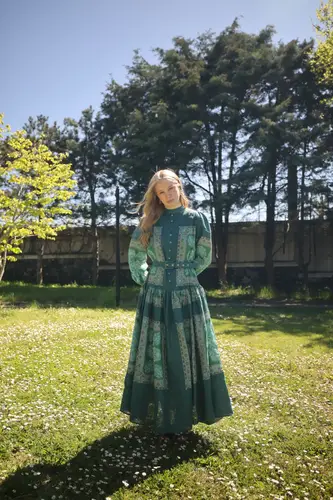 Mihrimah Linen Dress فستان كتان من مهريماه