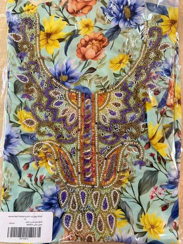 Mukhawar Indian Silk Special Hand Embroidery  MDN034