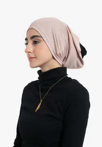 Tube Hijab Under-Cap - Latte 11217-AL25 غطاء حجاب أنبوبي 