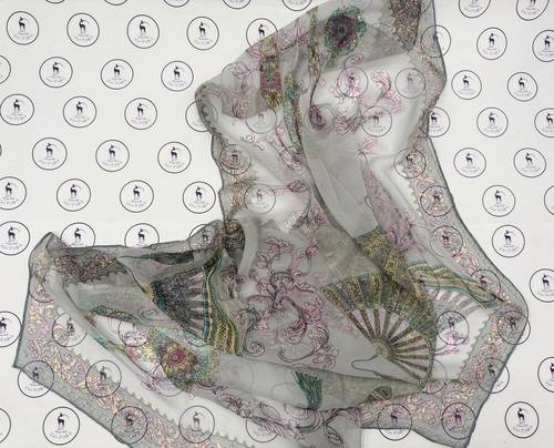Silk Georgette Scarf - Model 112514