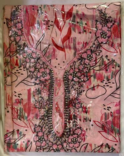 Mukhawar Indian Cotton & Silk Luxury Hand Embroidery BSH101