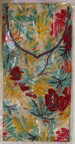 Mukhawar Indian Cotton & Silk Luxury Hand Embroidery BSH085