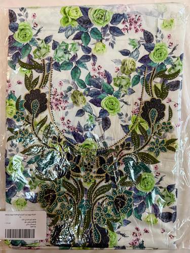 Mukhawar Indian Silk Needlework & Hand Embroidery with Special Crystals ABR124