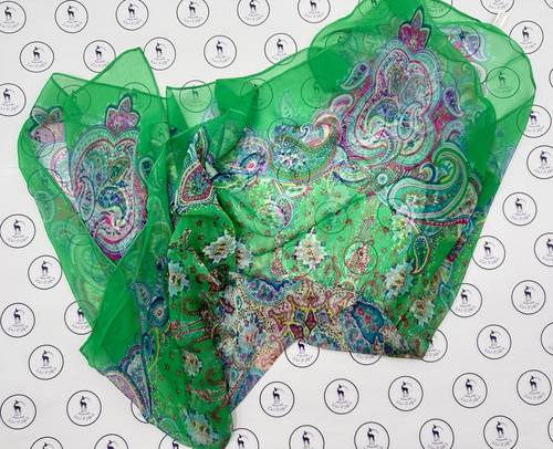 Silk Georgette Scarf - Model 112540