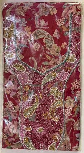 Mukhawar Indian Cotton & Silk Luxury Hand Embroidery BSH079