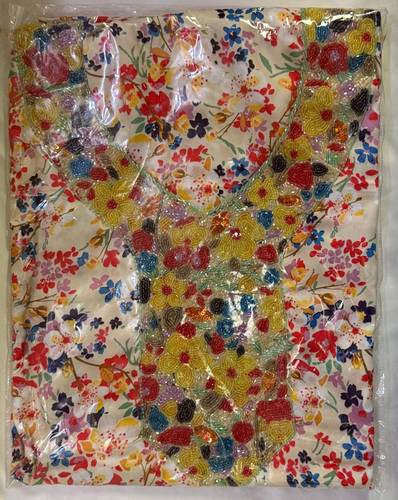 Mukhawar Indian Cotton & Silk Luxury Hand Embroidery BSH105