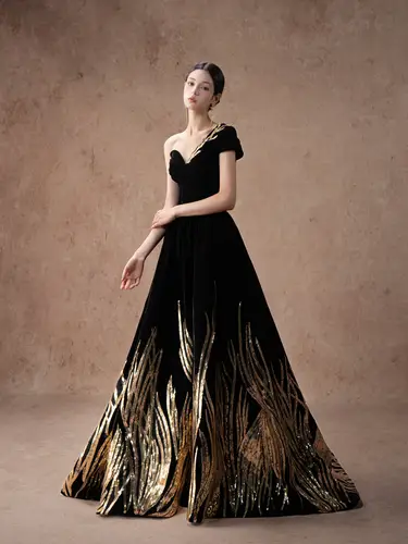 Bamboo Shadow Dress  فستان 