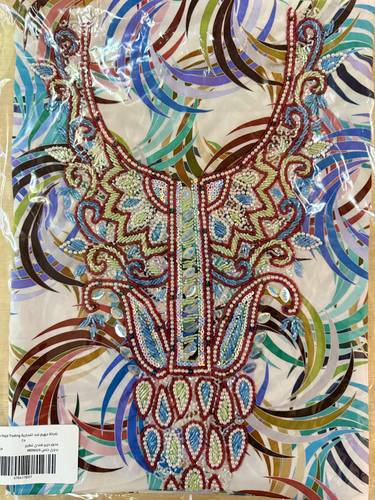 Mukhawar Indian Silk Special Hand Embroidery  MDN026