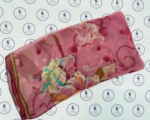 Silk Georgette Scarf - Model 112508